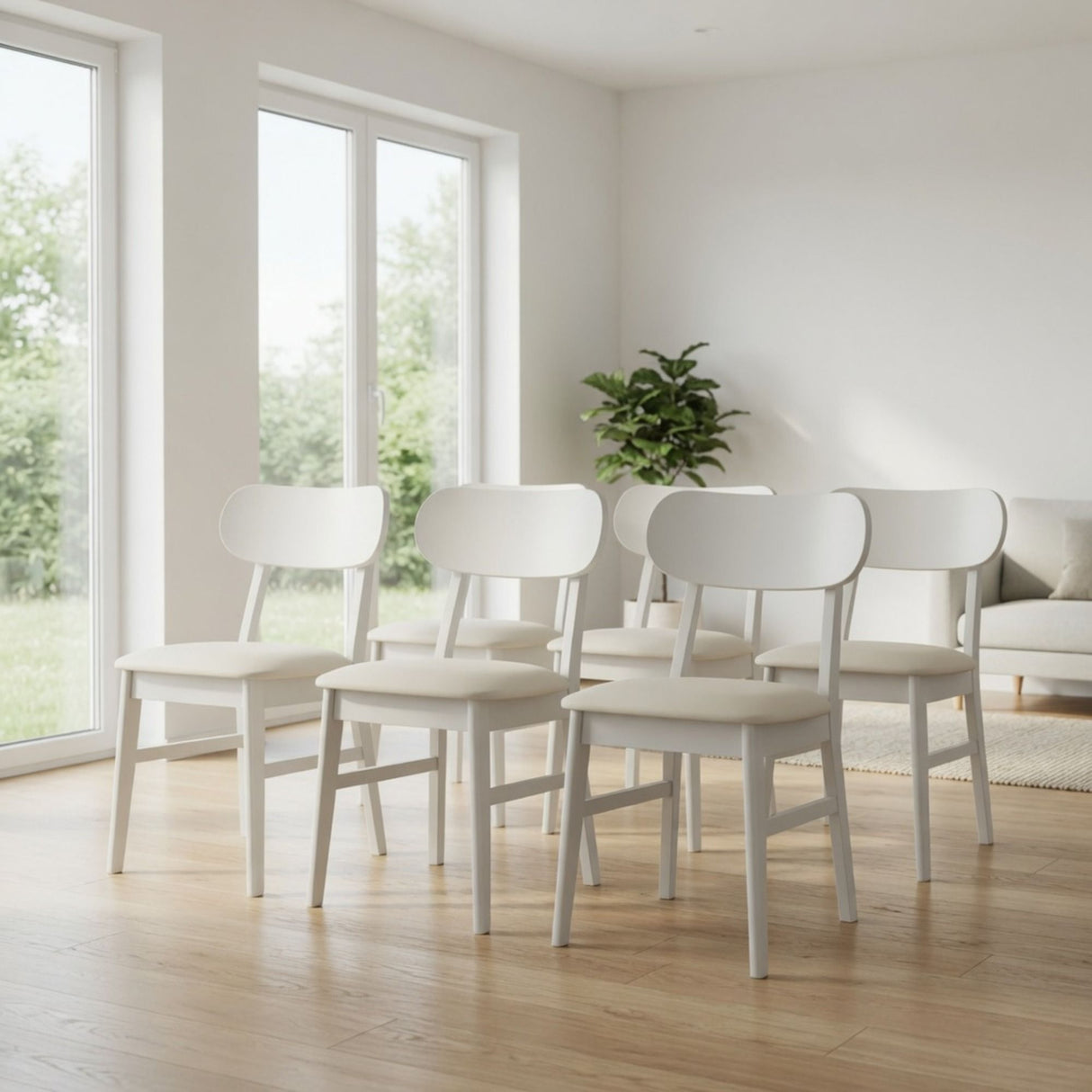 Dining Chairs (Set of 2) - White