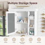 Wall Mounted Bathroom Storage Cabinet With Mirror Door