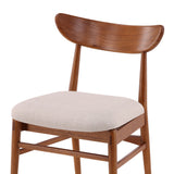 Johnson - Side Chair - Light Brown / Beige
