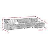 Nightfall - Sectional Set With 2 Pillows