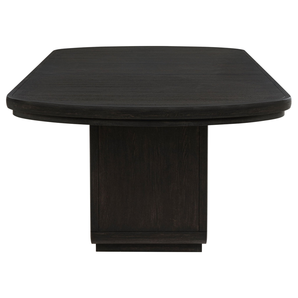 Bangor - Extension Dining Table With Pedestal Base - Black