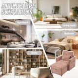 Multifunctional Chenille Recliner Sofa With Storage And Phone Bracket