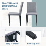 Versatile Dining Chairs With Comfortable Design And Metal Legs