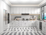 Shaker Wall Cabinet With Soft Close Hinges, Adjustable Shelves, Double Door
