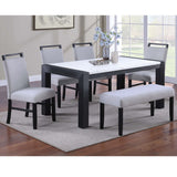 Contemporary Dining Bench Soft Upholstered