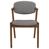 Modern Dining Chair And Zigzag Arm Design (Set of 2)