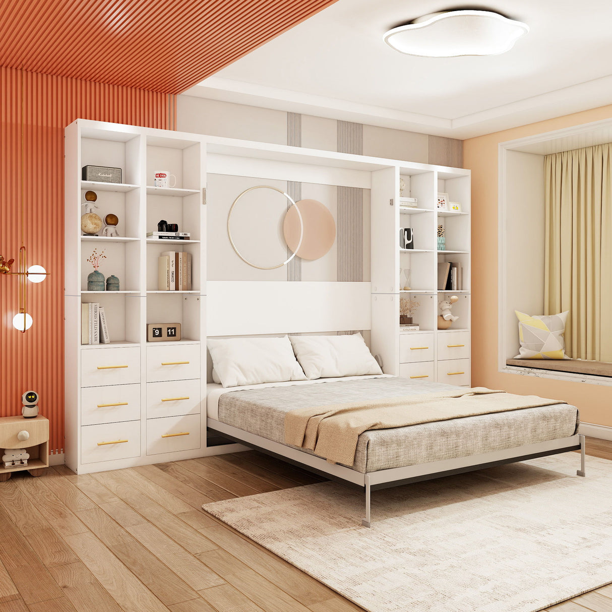 Multifunctional Vertical Murphy Wall Bed