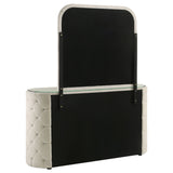 Santiago - 6 Drawer Dresser With Mirror - Ivory