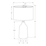 Lighting, Table Lamp, Concrete, Contemporary