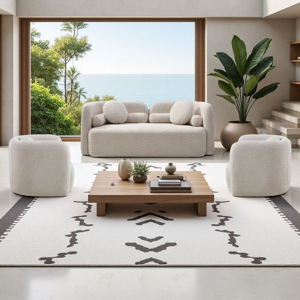 Japandi Living Room Set