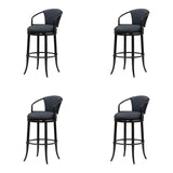 Otis - Upholstered Swivel Bar Height Barstool