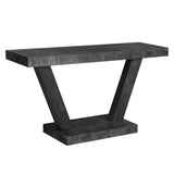 Vintage Distressed Wood Entryway Bench With 2 Tier Storage Cabinet