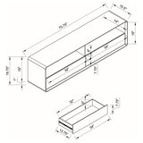 Cordova - 2 Drawer TV Stand - Gloss White