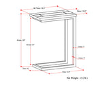 Skyler - Handcrafted C Side Table