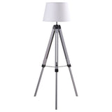 Hannah - Floor Lamp With Tripod Base - Gray