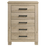 Sansome - 5 Drawer Bedroom Chest - Oak