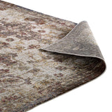 4x6 Multicolored Distressed Floral Moroccan Trellis Area Rug - Mats and Rugs - Alpine Outlets