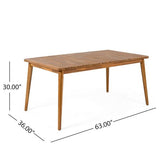 5 Piece Wood and Rope Patio Dining Set - Patio Furniture available at Alpine Outlets in Denver