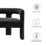 50 - Inch Kayla Boucle Upholstered Loveseat - Loveseats available at Alpine Outlets in Denver