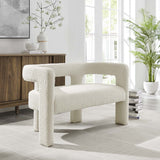 50 - Inch Kayla Boucle Upholstered Loveseat - Loveseats available at Alpine Outlets in Denver