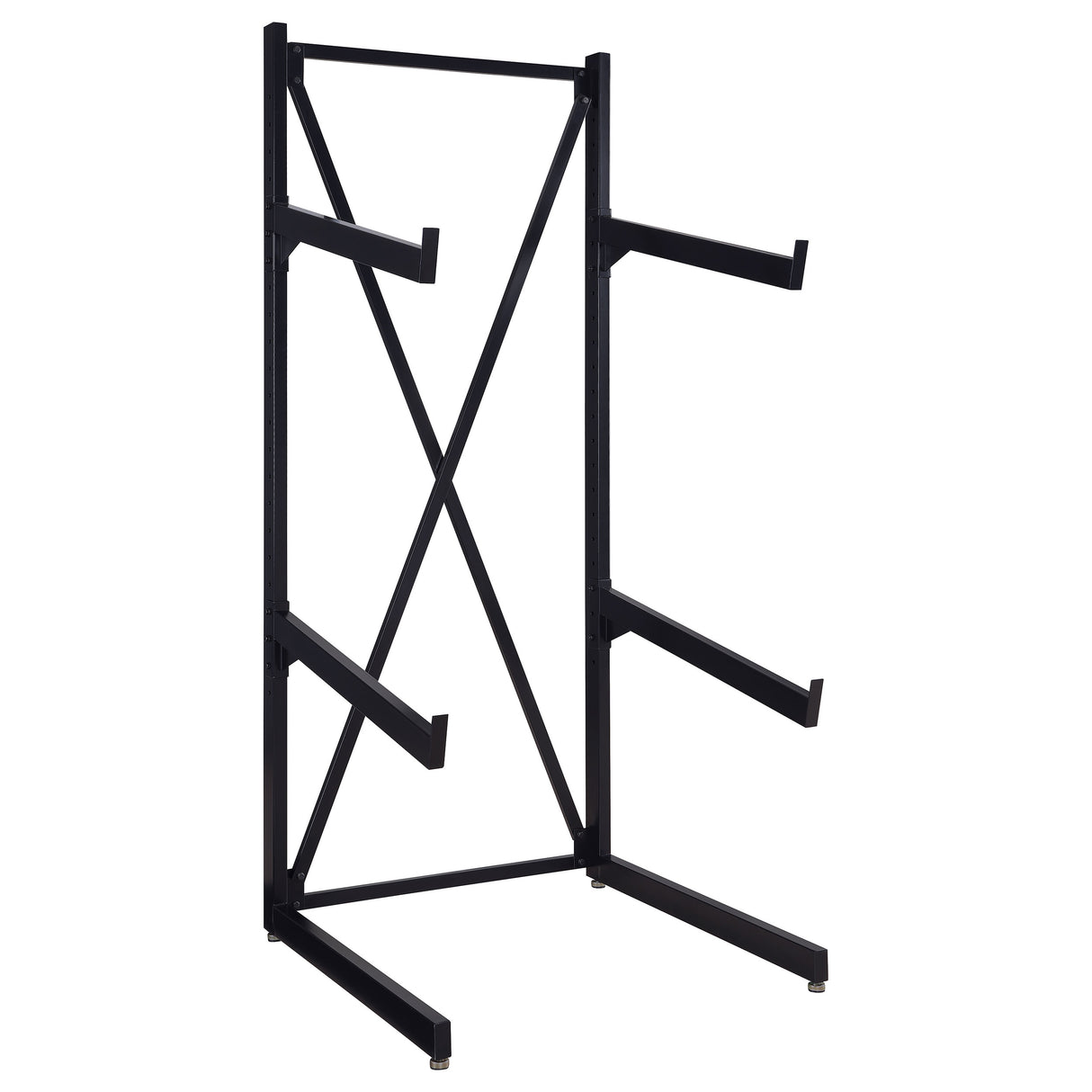 Duarto 3-Tier Sofa Display Rack, Black Metal