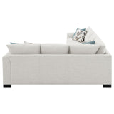 Ashford Chenille Upholstered Sleeper Sectional Sofa, Greige