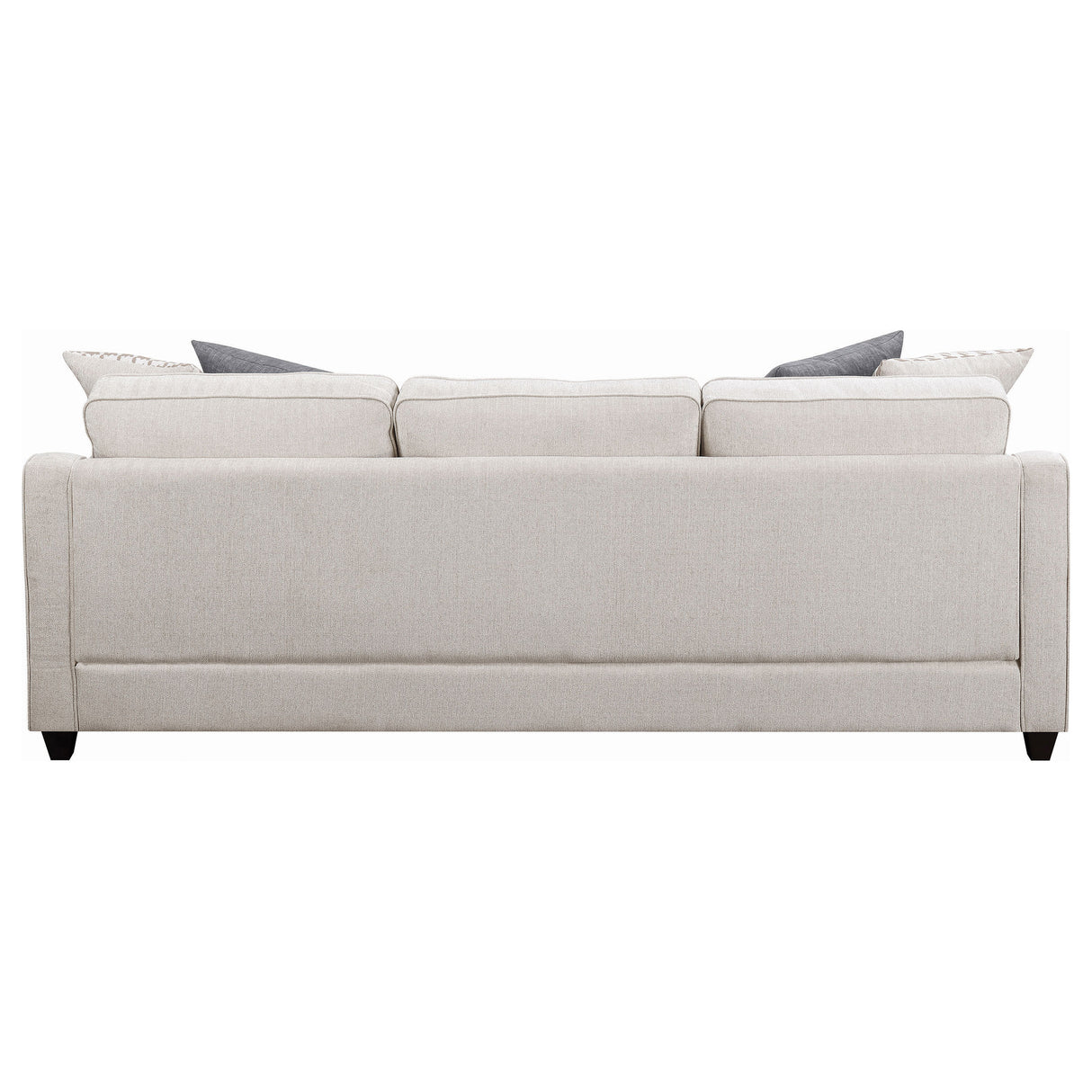 Mcloughlin Upholstered Sloped Arm Sectional Sofa, Platinum