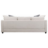 Mcloughlin Upholstered Sloped Arm Sectional Sofa, Platinum