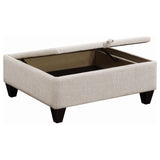 Mcloughlin Upholstered Sloped Arm Sectional Sofa, Platinum
