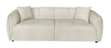Aleisha Chenille Upholstered Sofa in Ivory