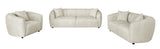 Aleisha Chenille Upholstered Sofa in Ivory