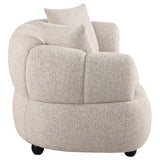 Whitney Contemporary Channel Tufted Boucle Loveseat