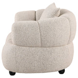 Whitney Contemporary Channel Tufted Boucle Accent Chair