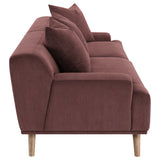 Elizabeth Corduroy Extra Long Sofa - Wine Red