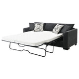Storey Upholstered Sleeper Sectional Chaise - Dark Grey