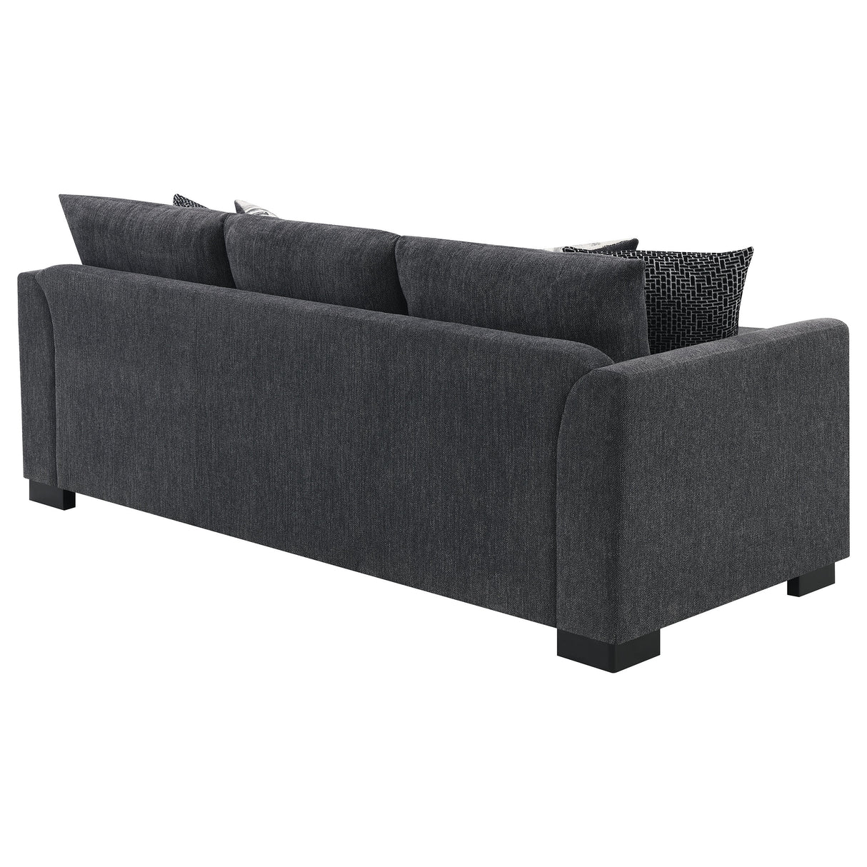 Storey Upholstered Sleeper Sectional Chaise - Dark Grey