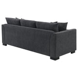 Storey Upholstered Sleeper Sectional Chaise - Dark Grey