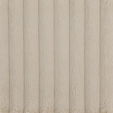 Ellorie Upholstered Channel Back Curved Loveseat Beige