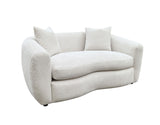 Isabella Fabric Upholstered Loveseat in Sand