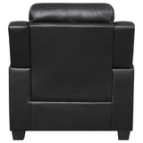 Finley Upholstered Tufted Accent Chair - Black