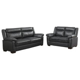 Arabella 2-Piece Upholstered Sofa Set in Grey