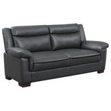 Arabella Upholstered Padded Arm Sofa in Grey