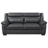 Arabella Upholstered Padded Arm Sofa in Grey