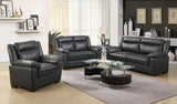 Arabella Upholstered Padded Arm Sofa in Grey