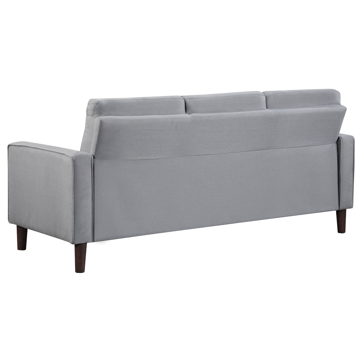 Bowen Upholstered Track Arm Tufted Sofa - Grey