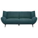 Logan - Flared Arm Sofa Sofa - Teal Blue