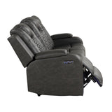 Benz - Power Recliner Set With LED Lighting And USB Charging
