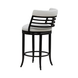 Telia - Upholstered Swivel Counter Height Barstool