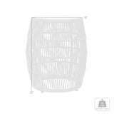 Emory - Indoor Outdoor Garden Stool End Table