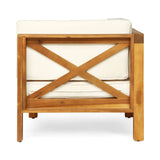 Brava - X Back Loveseat - Beige